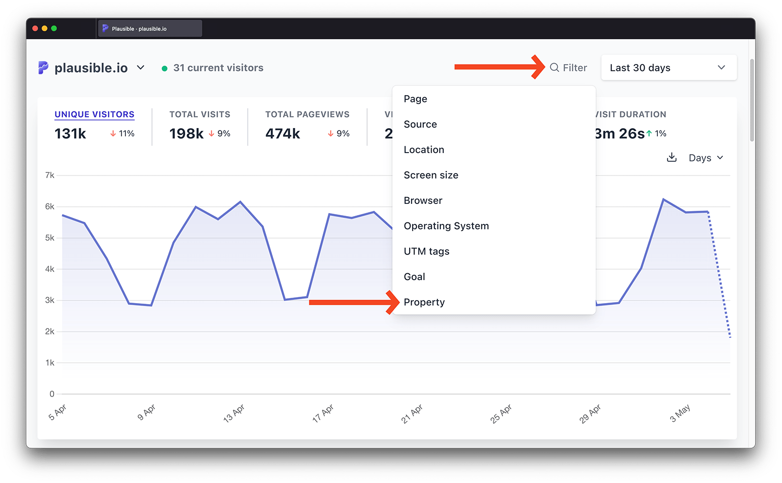 Custom Property Filter